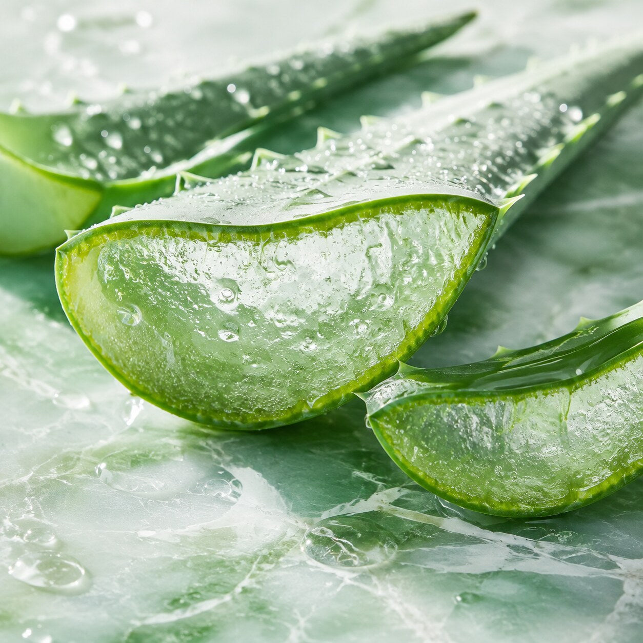 Aloe vera en cosmética ecológica: hidratación y confort: representación botánica y textura cosmética del activo