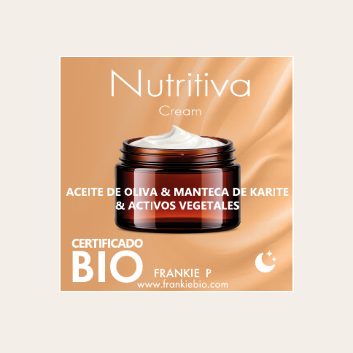 Crema Noche BIO Nutritiva Regeneradora - 50 ml - FRANKIE P.