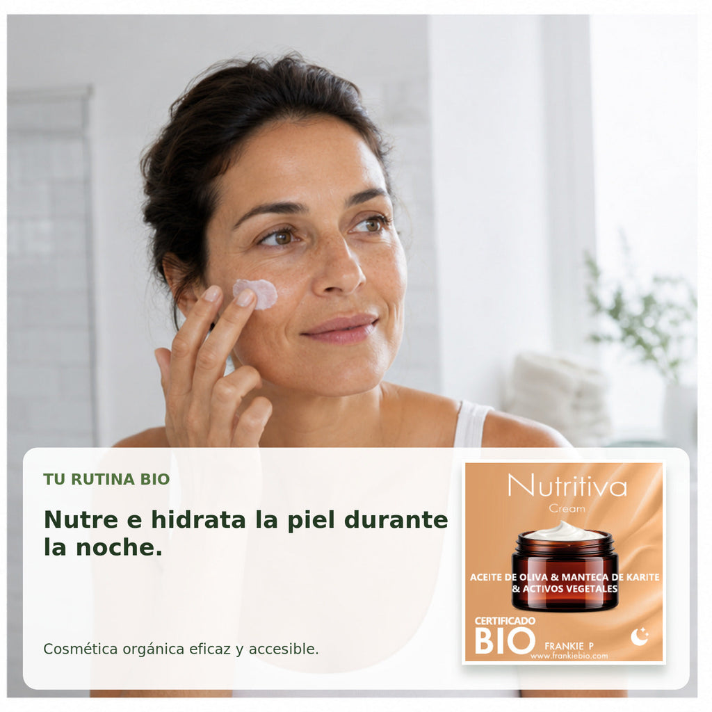 Crema Noche BIO Nutritiva Regeneradora - 50 ml - rutina y beneficios