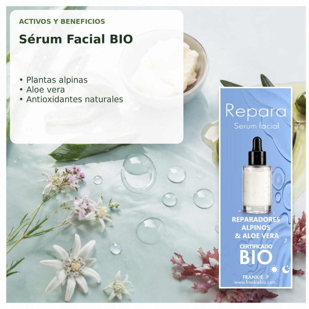 Sérum Facial BIO Hidratante - 30 ml - activos y beneficios