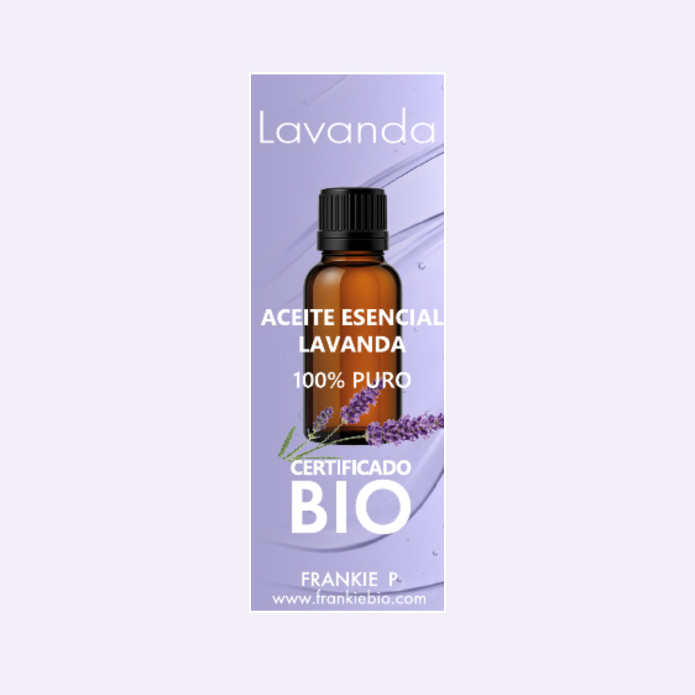 Aceite Esencial de Lavanda BIO - 15 ml - FRANKIE P.