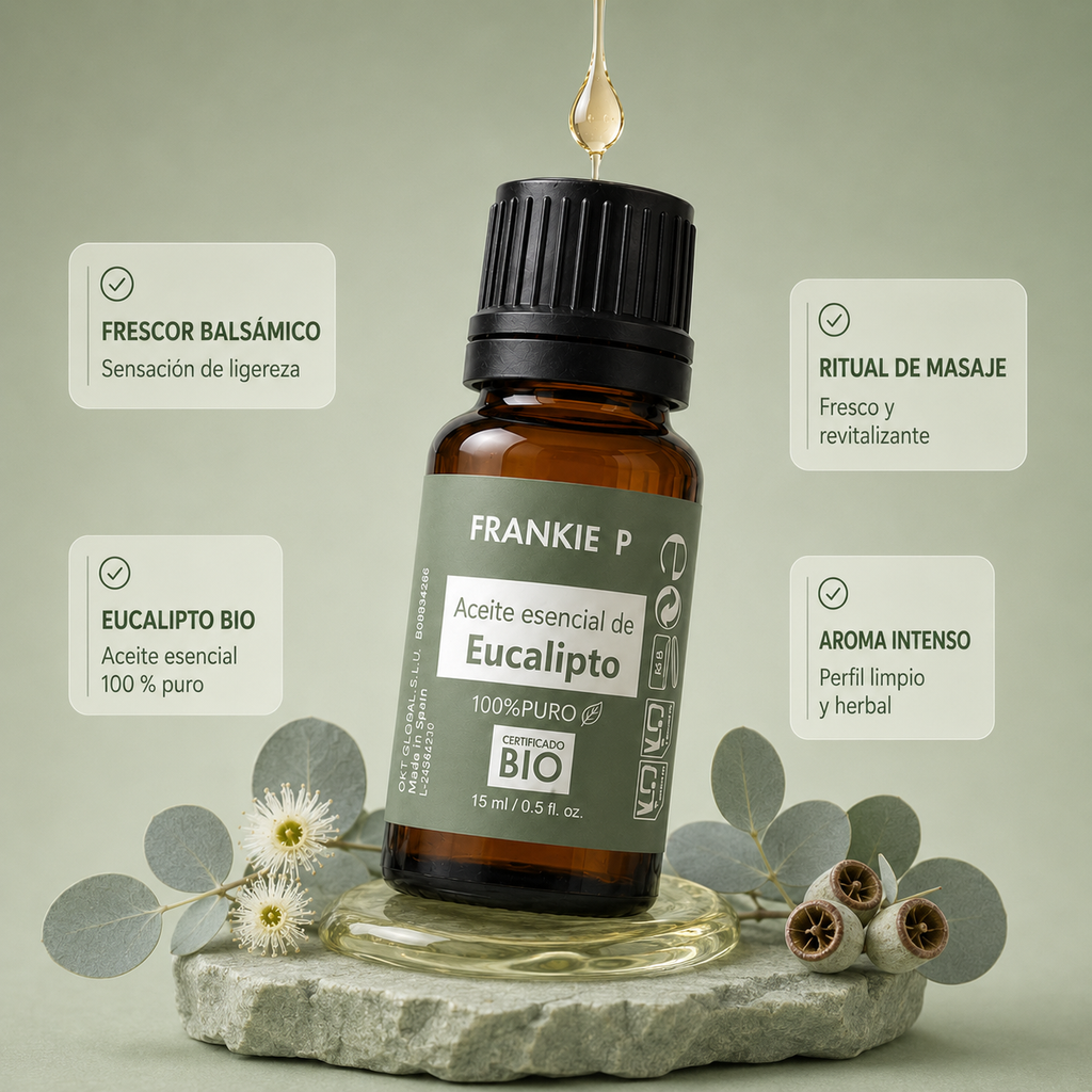 Aceite Esencial de Eucalipto BIO FRANKIE P - beneficios y usos