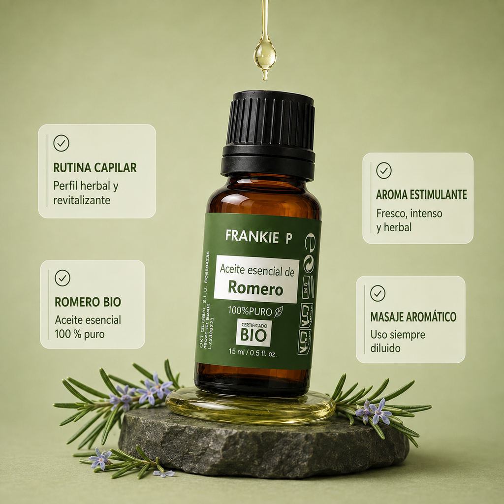 Aceite Esencial de Romero BIO FRANKIE P - beneficios y usos
