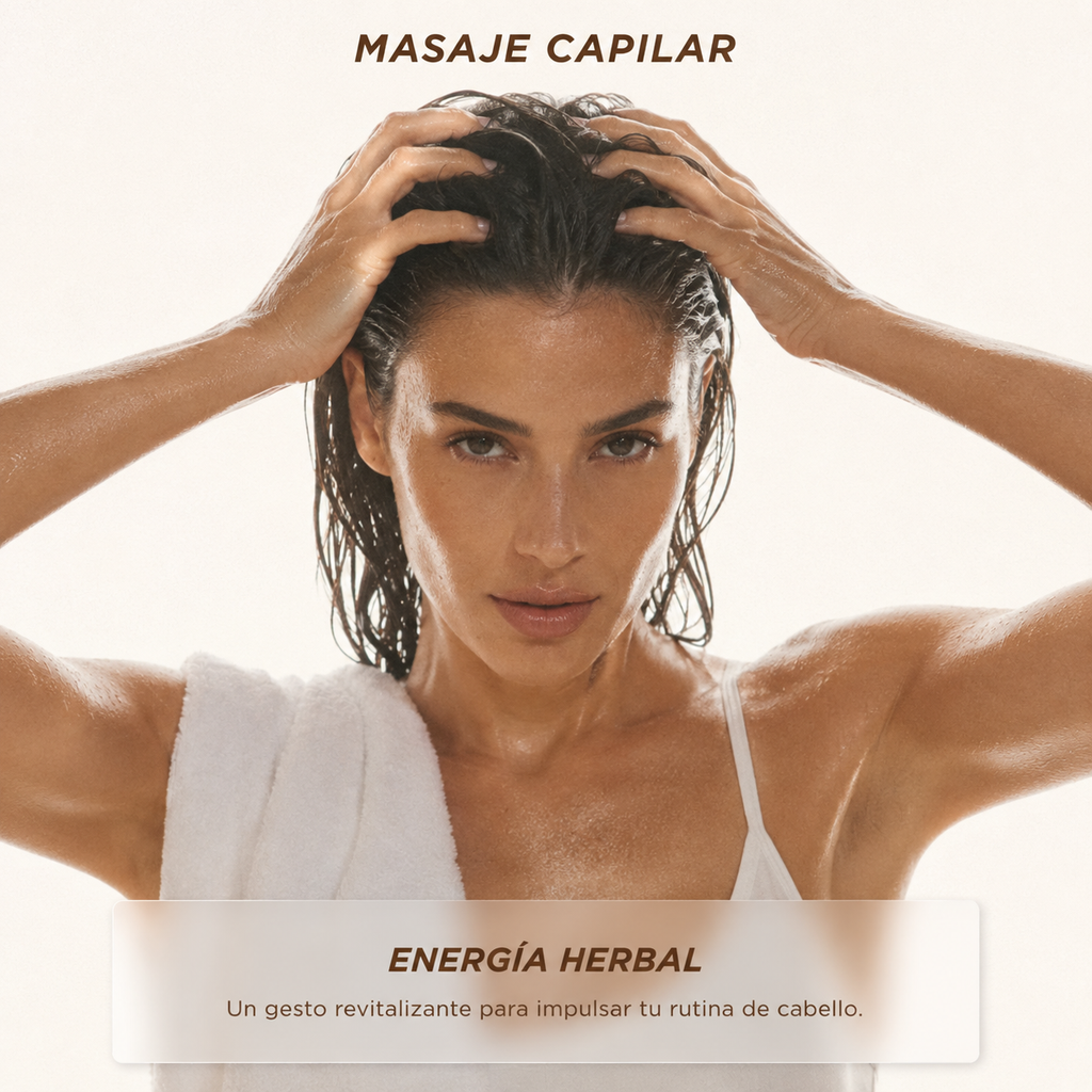 Masaje capilar revitalizante con Romero BIO FRANKIE P