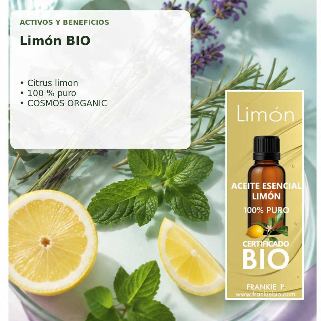 Aceite Esencial de Limón BIO - 15 ml - activos y beneficios