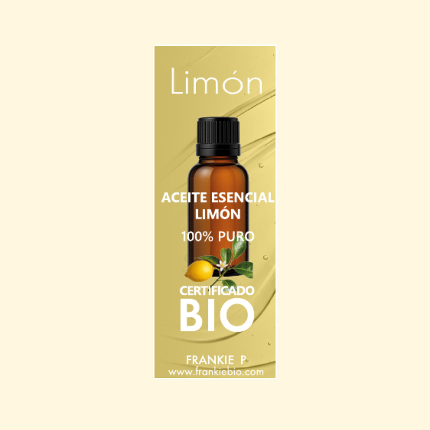 Aceite Esencial de Limón BIO - 15 ml - FRANKIE P.