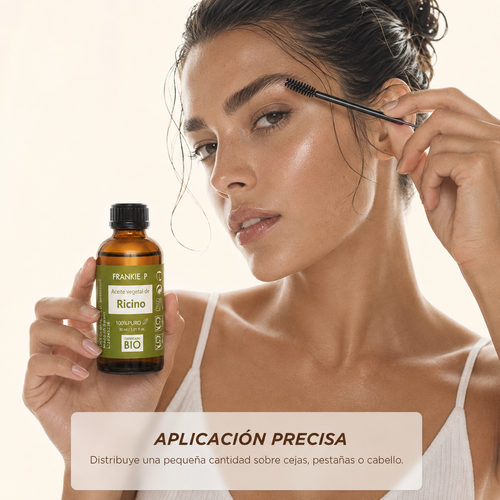Aceite de Ricino BIO FRANKIE P 30 ml con cepillo para aplicación precisa